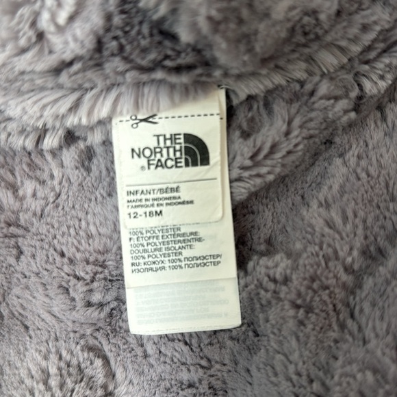 THE NORTH FACE Reversible Mossbud Swirl Insulated Jacket teal size 12/18 - Picture 11 of 11